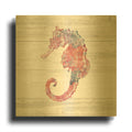 'Ocean Life III' By Sarah Adams Gold Metal Wall Art