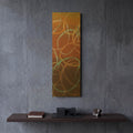 'Square Dancing Circles I' By Sarah Adams Gold Metal Wall Art