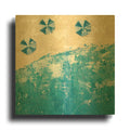 'Beach Days Blue' By Sarah Adams Gold Metal Wall Art