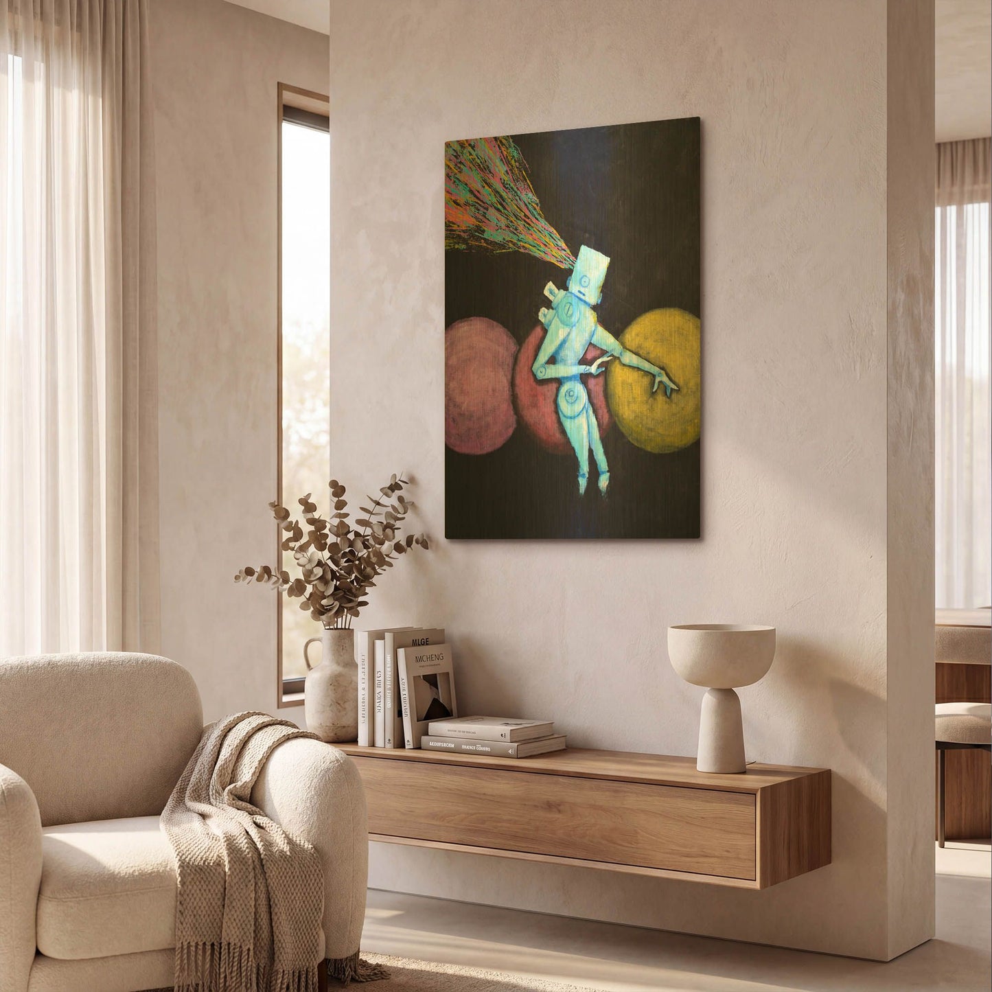 'Breakout' By Craig Snodgrass Gold Metal Wall Art