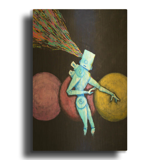 'Breakout' By Craig Snodgrass Gold Metal Wall Art