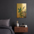 'Bluebirds' By Arie Reinhardt Taylor Gold Metal Wall Art