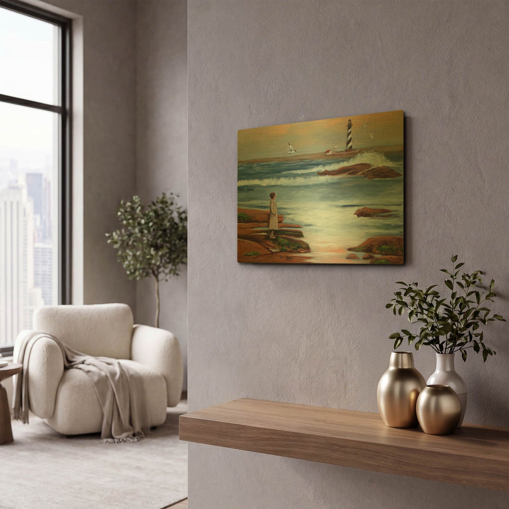 'The Guiding Light' By Arie Reinhardt Taylor Gold Metal Wall Art