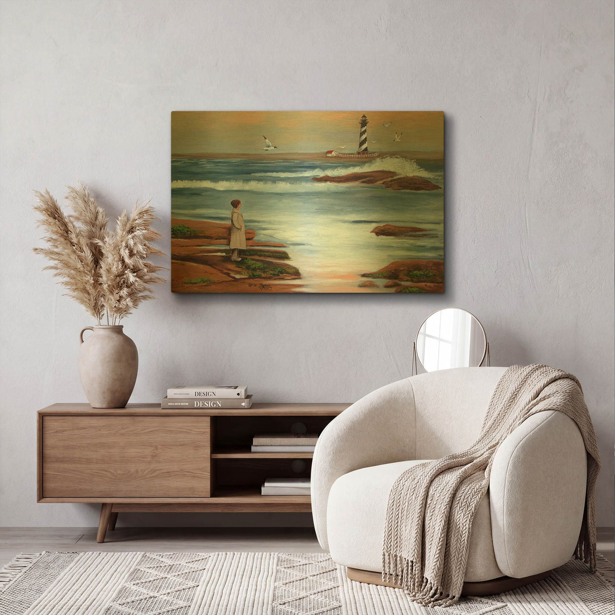 'The Guiding Light' By Arie Reinhardt Taylor Gold Metal Wall Art
