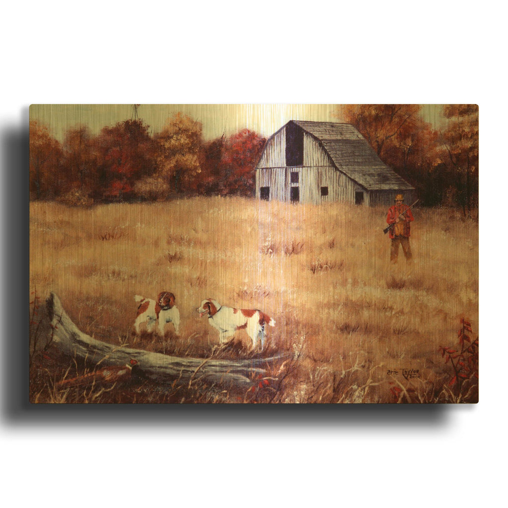 'The Hunter' By Arie Reinhardt Taylor Gold Metal Wall Art