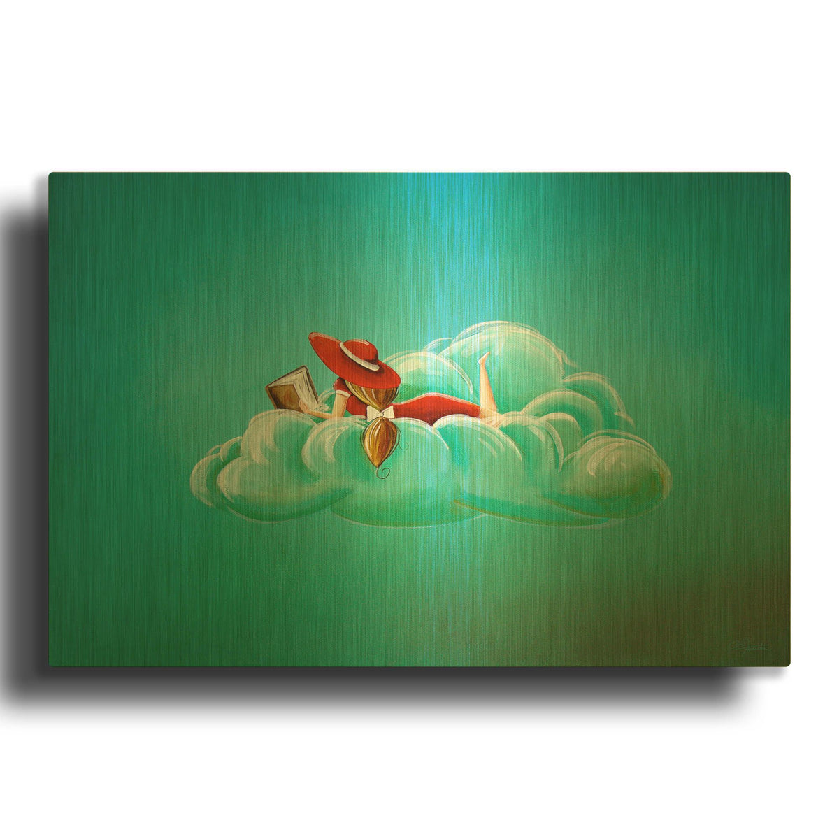 'Cloud 9' By Cindy Thornton Gold Metal Wall Art