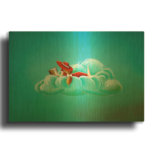 'Cloud 9' By Cindy Thornton Gold Metal Wall Art