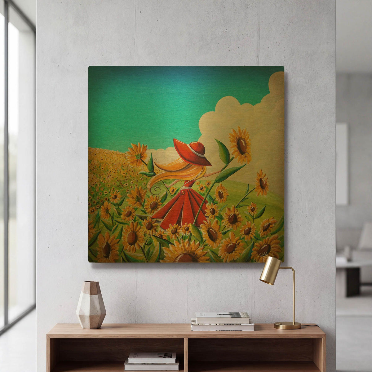 'Dream Chaser' By Cindy Thornton Gold Metal Wall Art