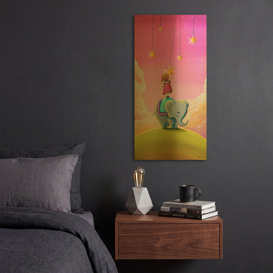 'Reach for the Stars' By Cindy Thornton Gold Metal Wall Art