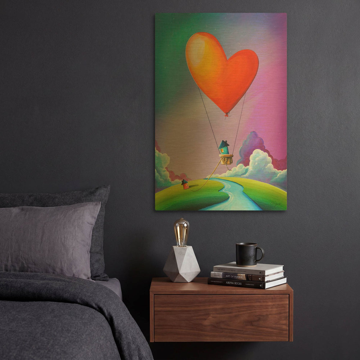 'Don' By Cindy Thornton Gold Metal Wall Art