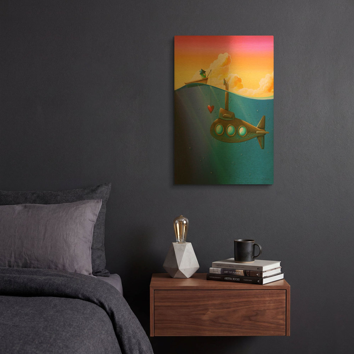 'Finding Nemo' By Cindy Thornton Gold Metal Wall Art
