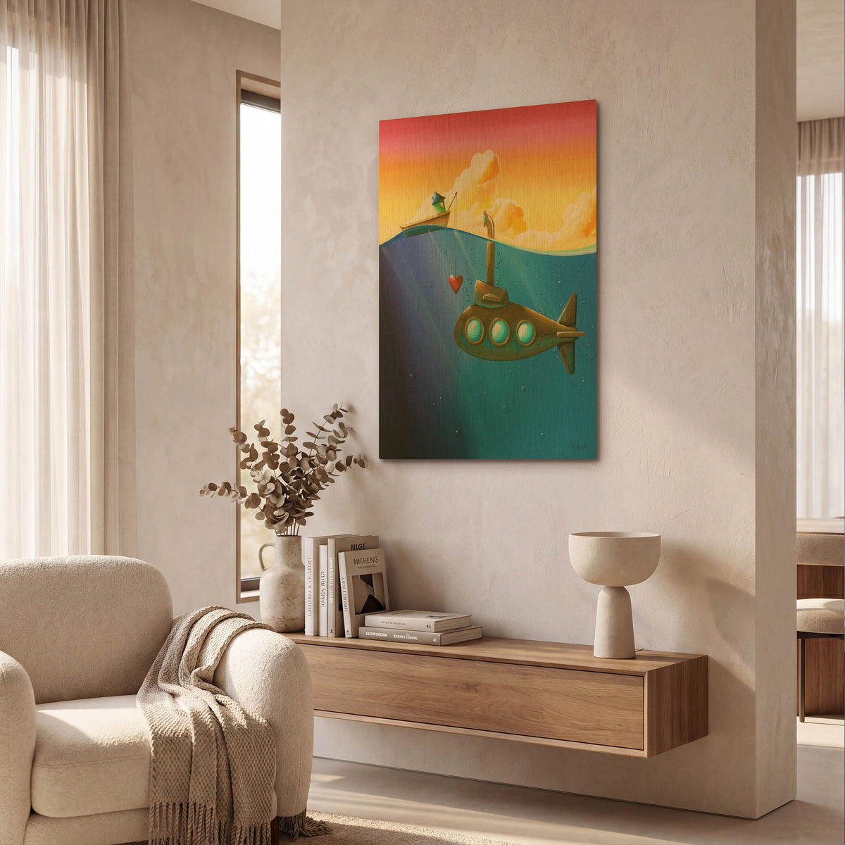 'Finding Nemo' By Cindy Thornton Gold Metal Wall Art