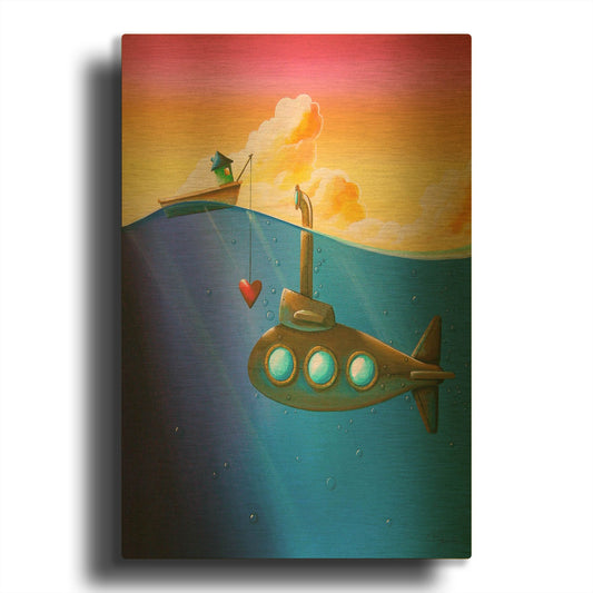 'Finding Nemo' By Cindy Thornton Gold Metal Wall Art