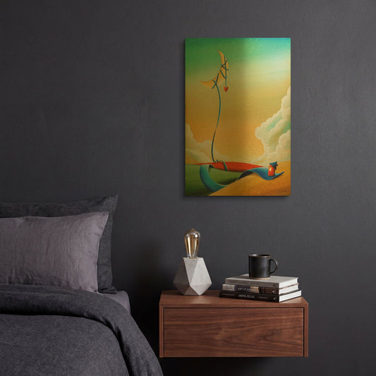 'Follow Your Heart' By Cindy Thornton Gold Metal Wall Art