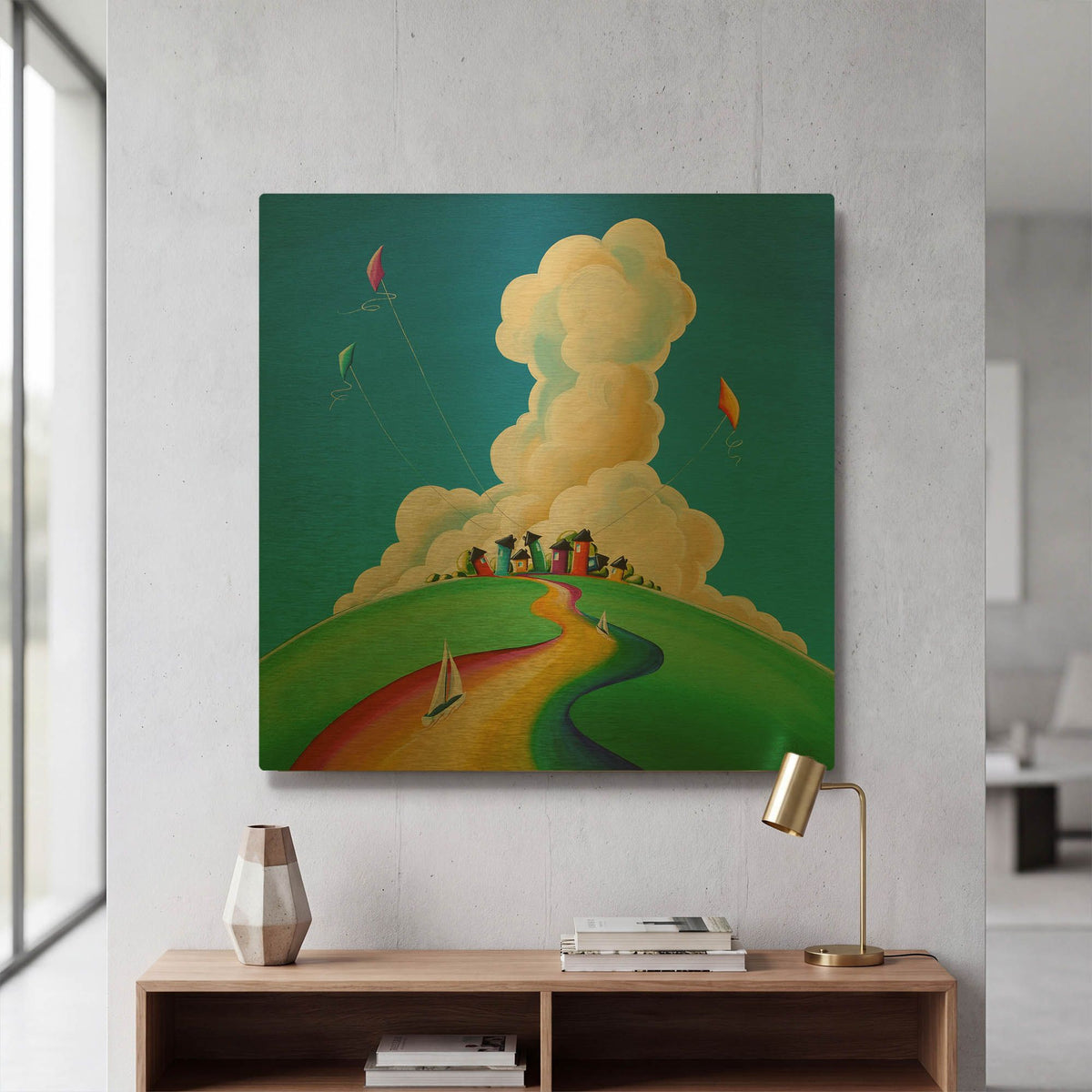 'Good Day Sunshine' By Cindy Thornton Gold Metal Wall Art