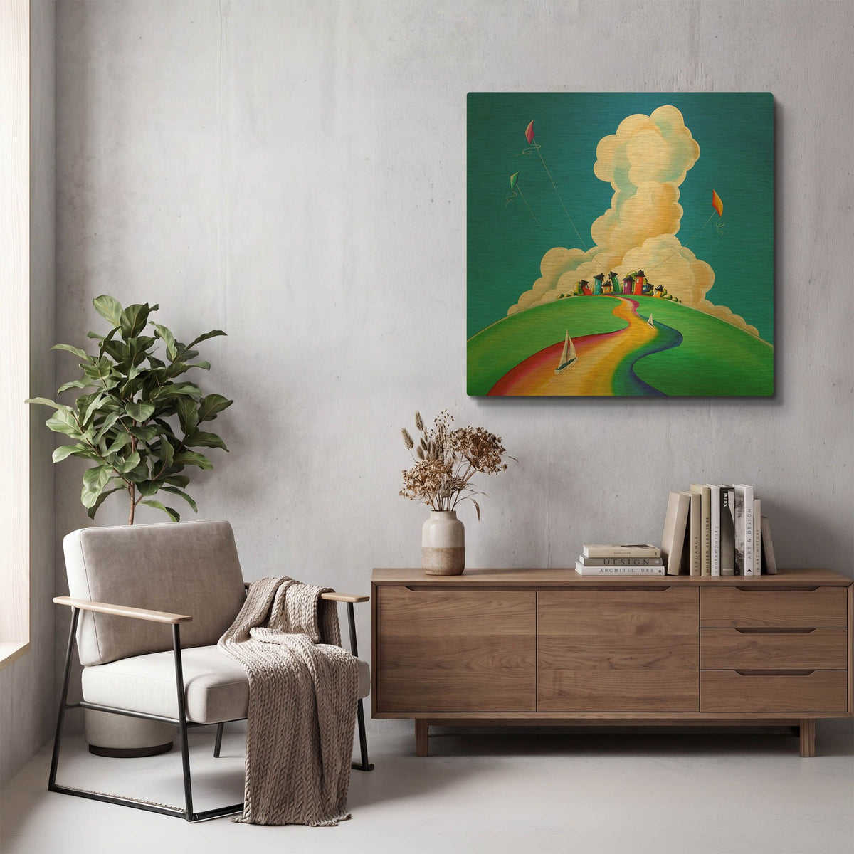'Good Day Sunshine' By Cindy Thornton Gold Metal Wall Art