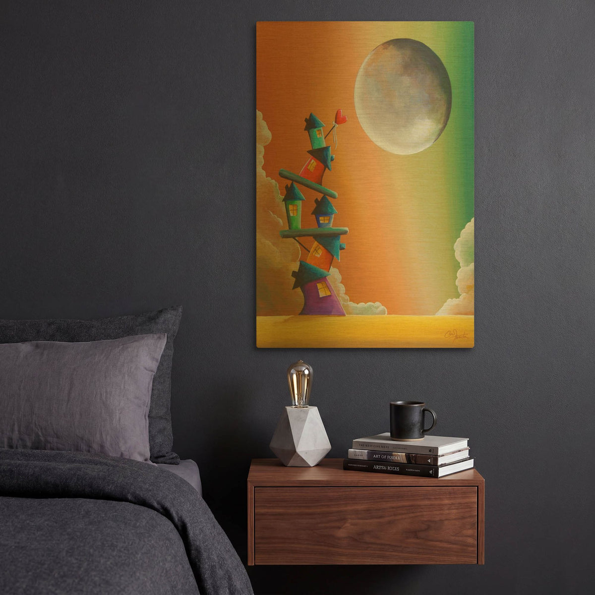 'I Bring You My Love' By Cindy Thornton Gold Metal Wall Art
