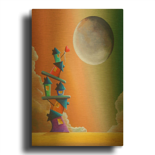 'I Bring You My Love' By Cindy Thornton Gold Metal Wall Art