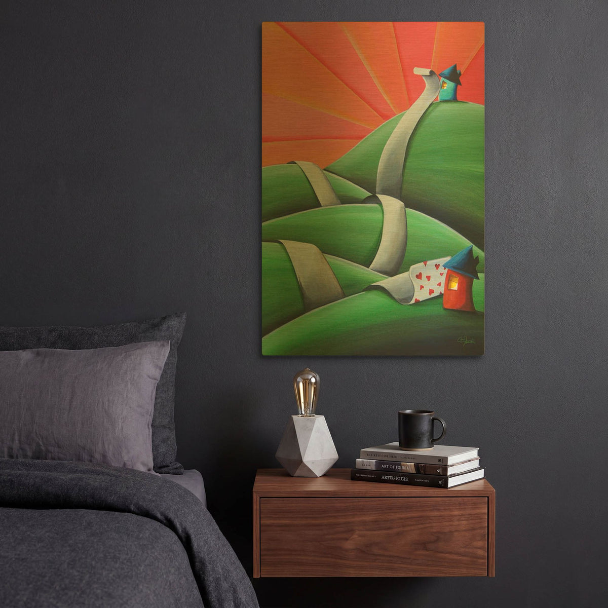 'Let Me Count the Ways' By Cindy Thornton Gold Metal Wall Art