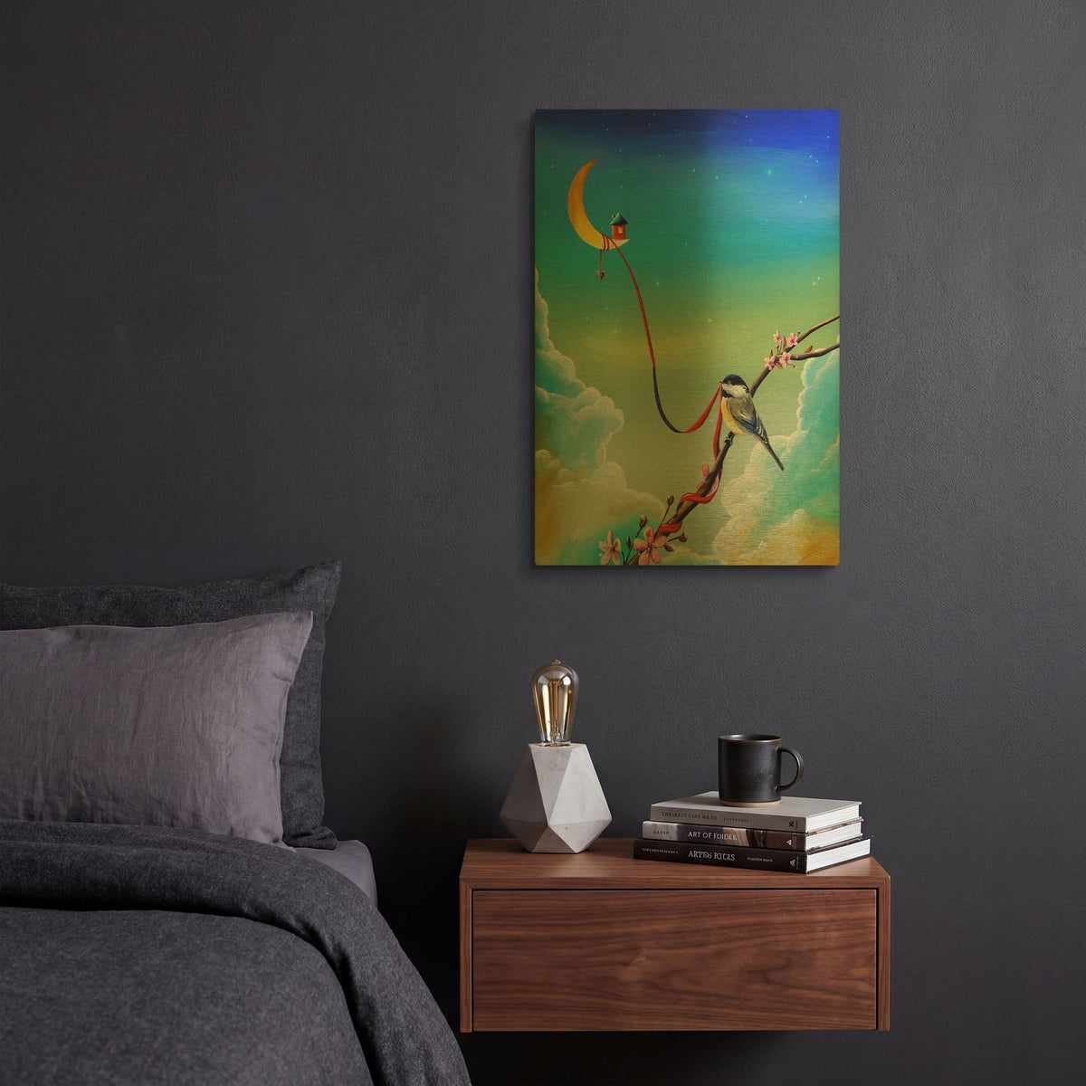 'Some Enchanted Evening' By Cindy Thornton Gold Metal Wall Art