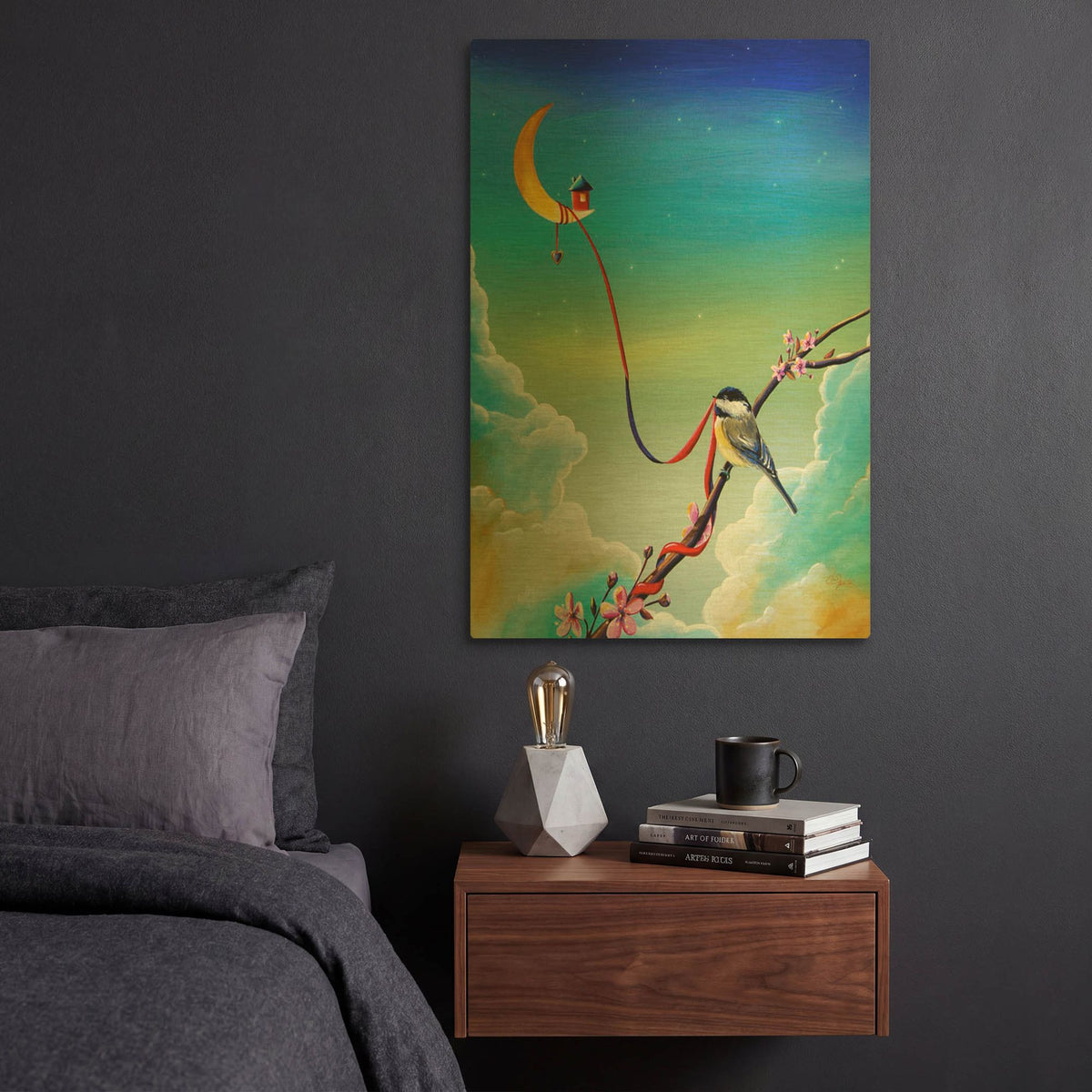 'Some Enchanted Evening' By Cindy Thornton Gold Metal Wall Art