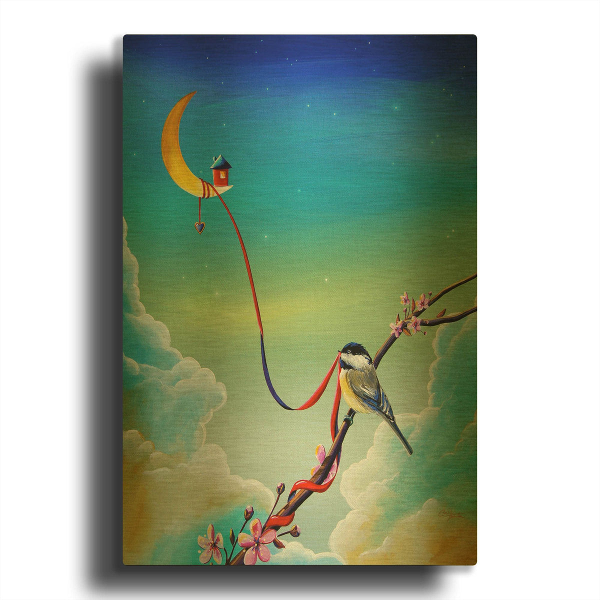 'Some Enchanted Evening' By Cindy Thornton Gold Metal Wall Art