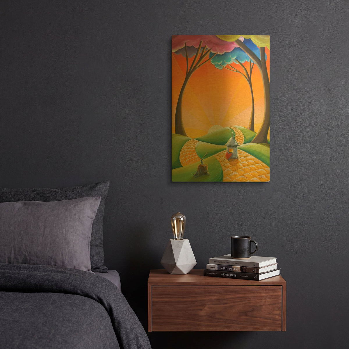 'There' By Cindy Thornton Gold Metal Wall Art