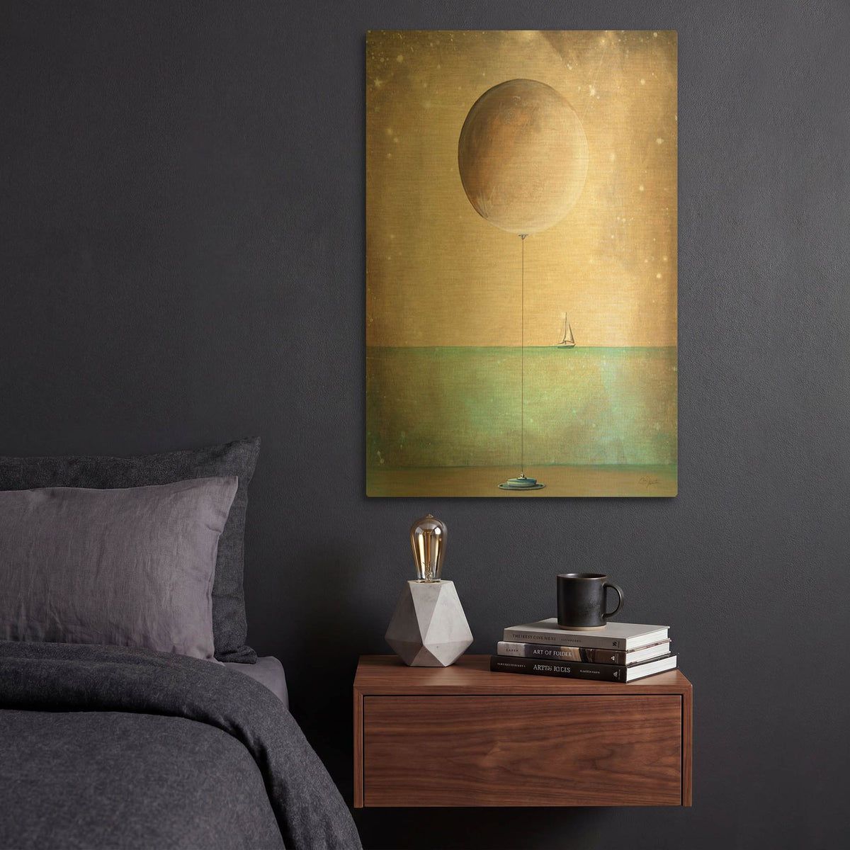 'High Tide' By Cindy Thornton Gold Metal Wall Art