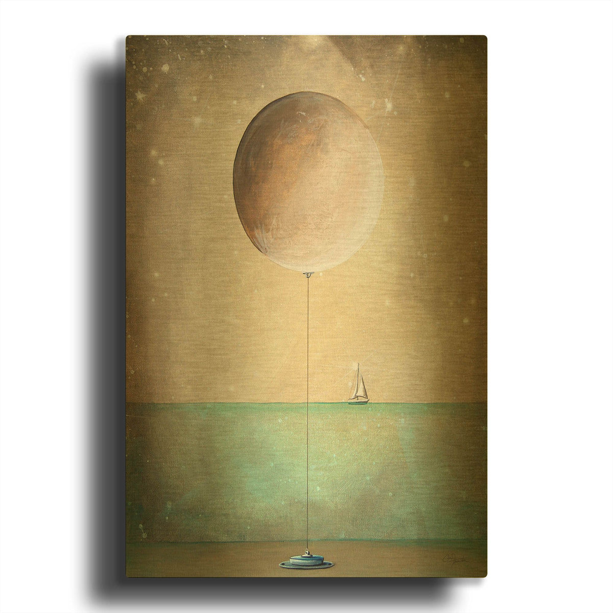 'High Tide' By Cindy Thornton Gold Metal Wall Art