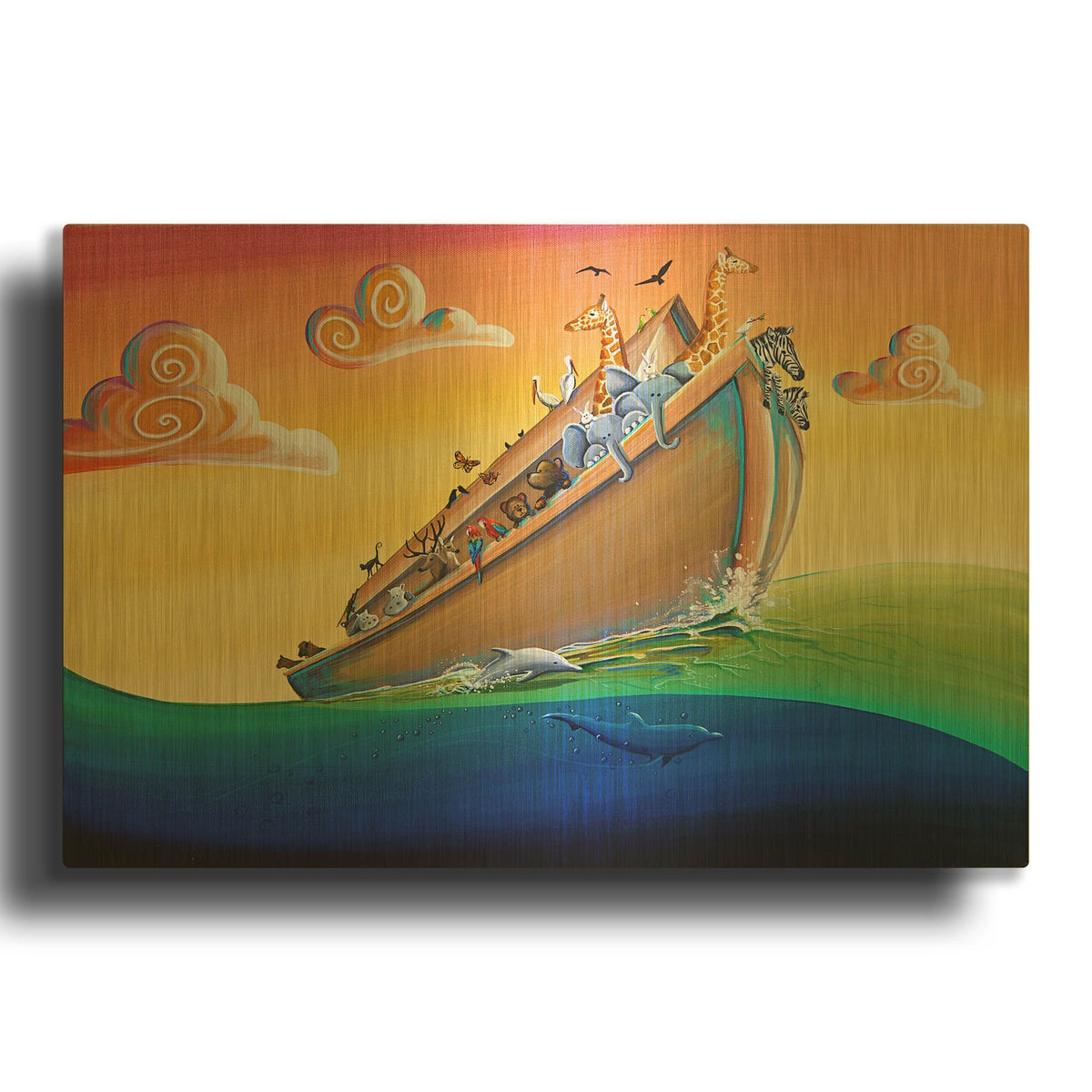 'Journey To New Beginnings' By Cindy Thornton Gold Metal Wall Art
