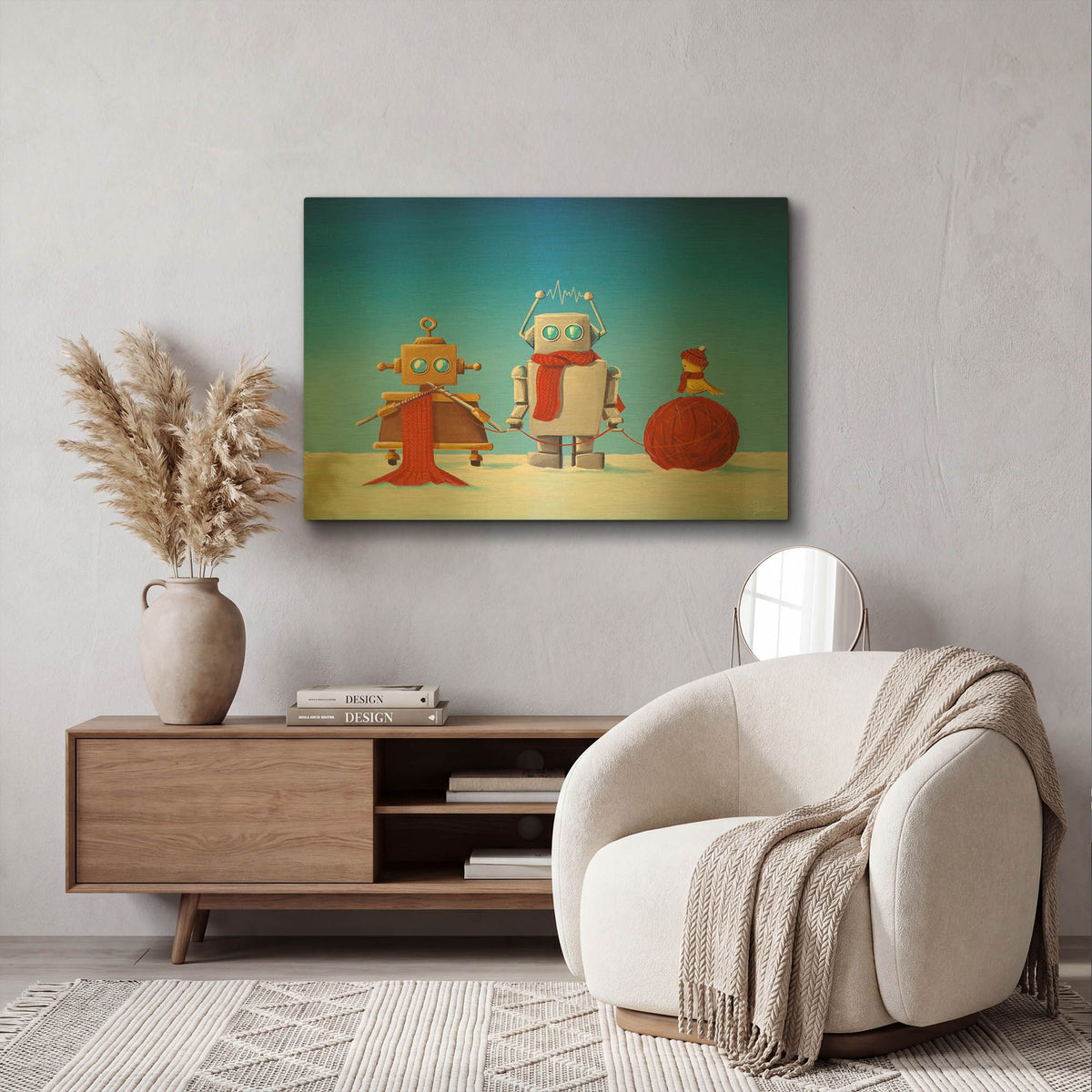 'Soft Wear Engineers' By Cindy Thornton Gold Metal Wall Art