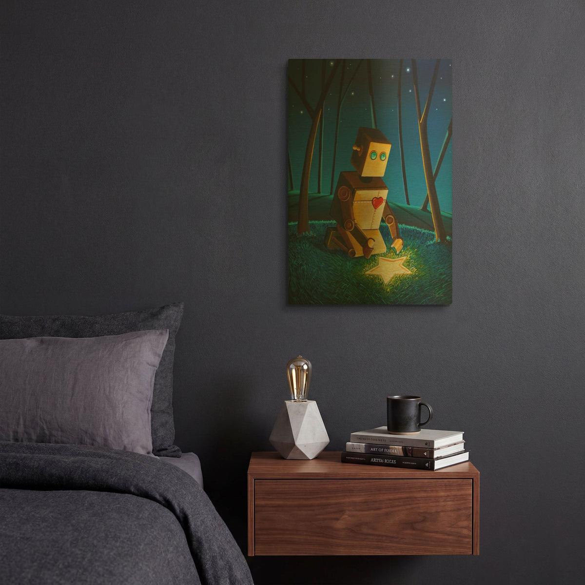 'Another Wish Is Found' By Cindy Thornton Gold Metal Wall Art