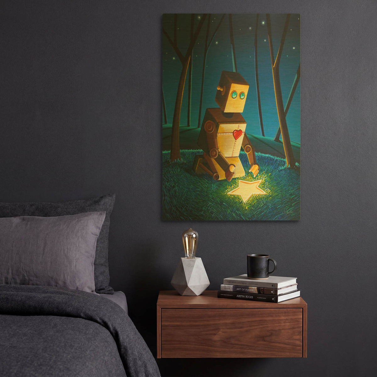 'Another Wish Is Found' By Cindy Thornton Gold Metal Wall Art