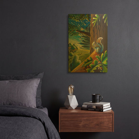 'Bambi 4' By Cindy Thornton Gold Metal Wall Art