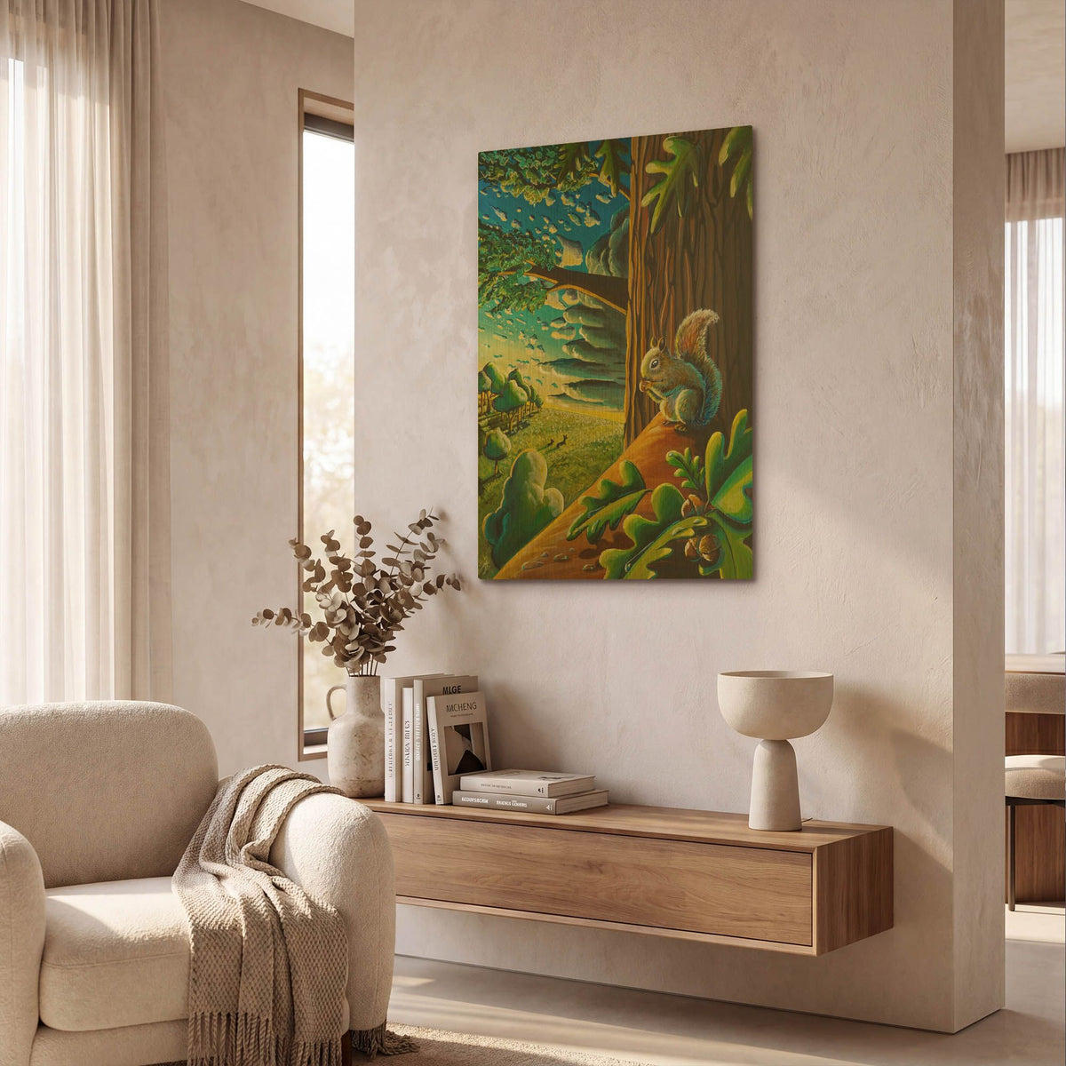 'Bambi 4' By Cindy Thornton Gold Metal Wall Art