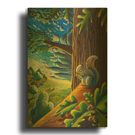 'Bambi 4' By Cindy Thornton Gold Metal Wall Art