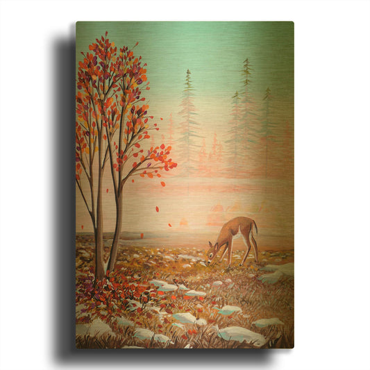 'Bambi 7' By Cindy Thornton Gold Metal Wall Art
