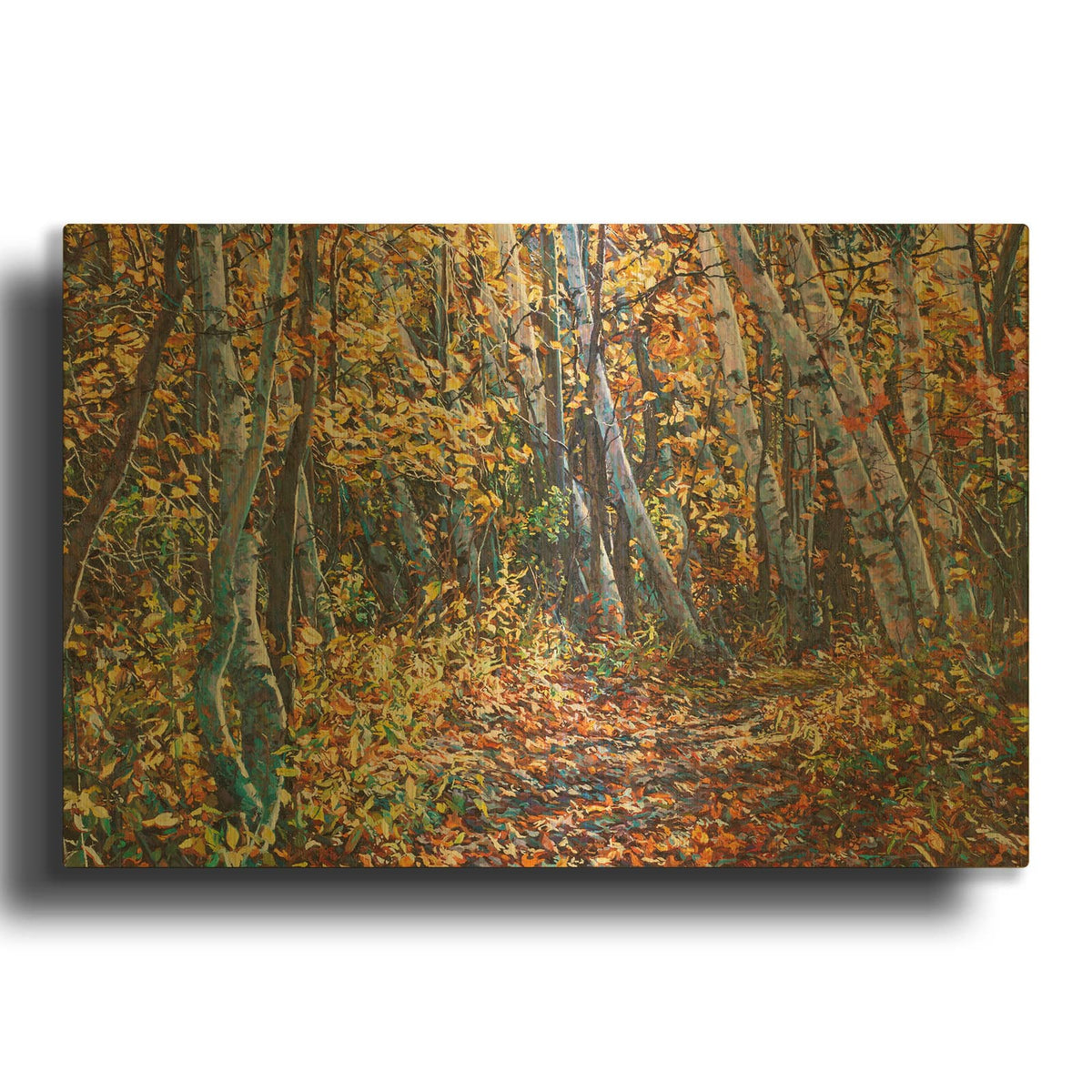 'Autumn Majesty' By Joanne Towers Gold Metal Wall Art