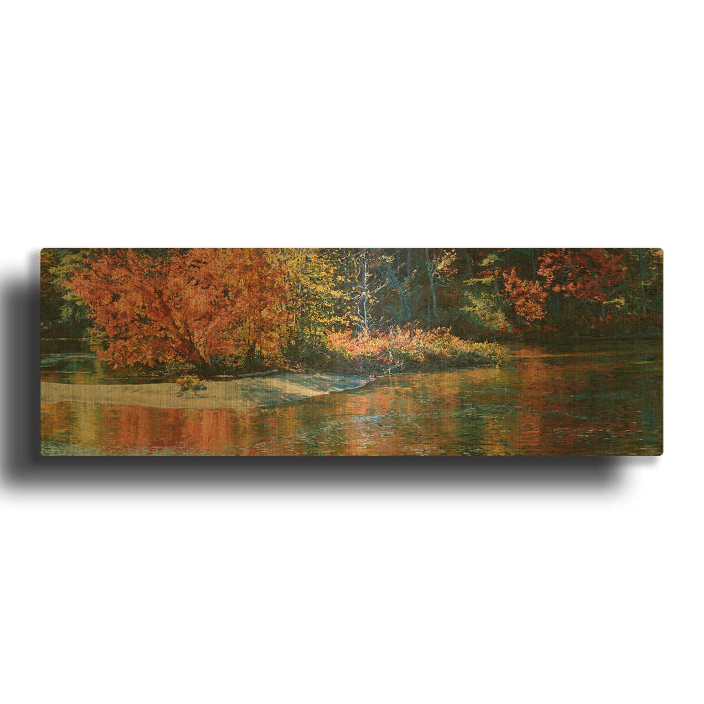 'Autumn Splendor' By Joanne Towers Gold Metal Wall Art