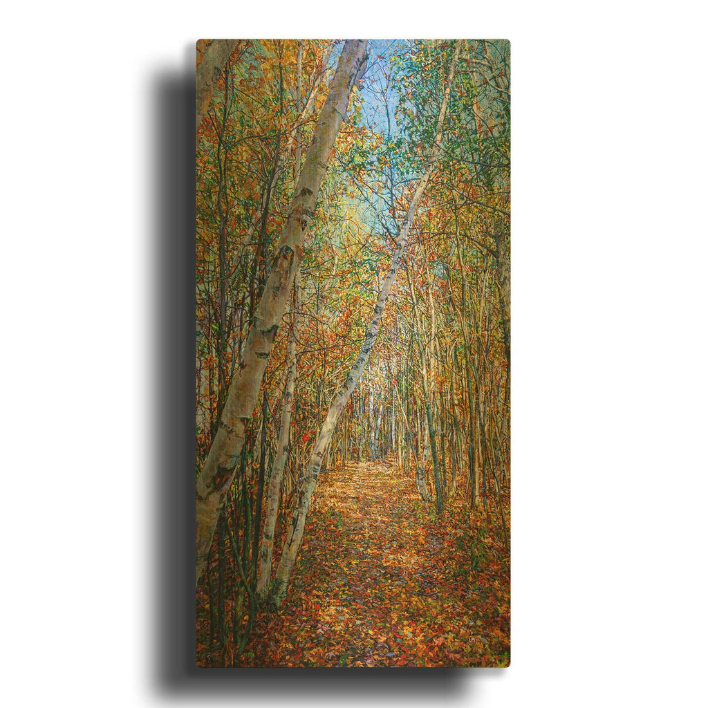 'Marry Earth' By Joanne Towers Gold Metal Wall Art