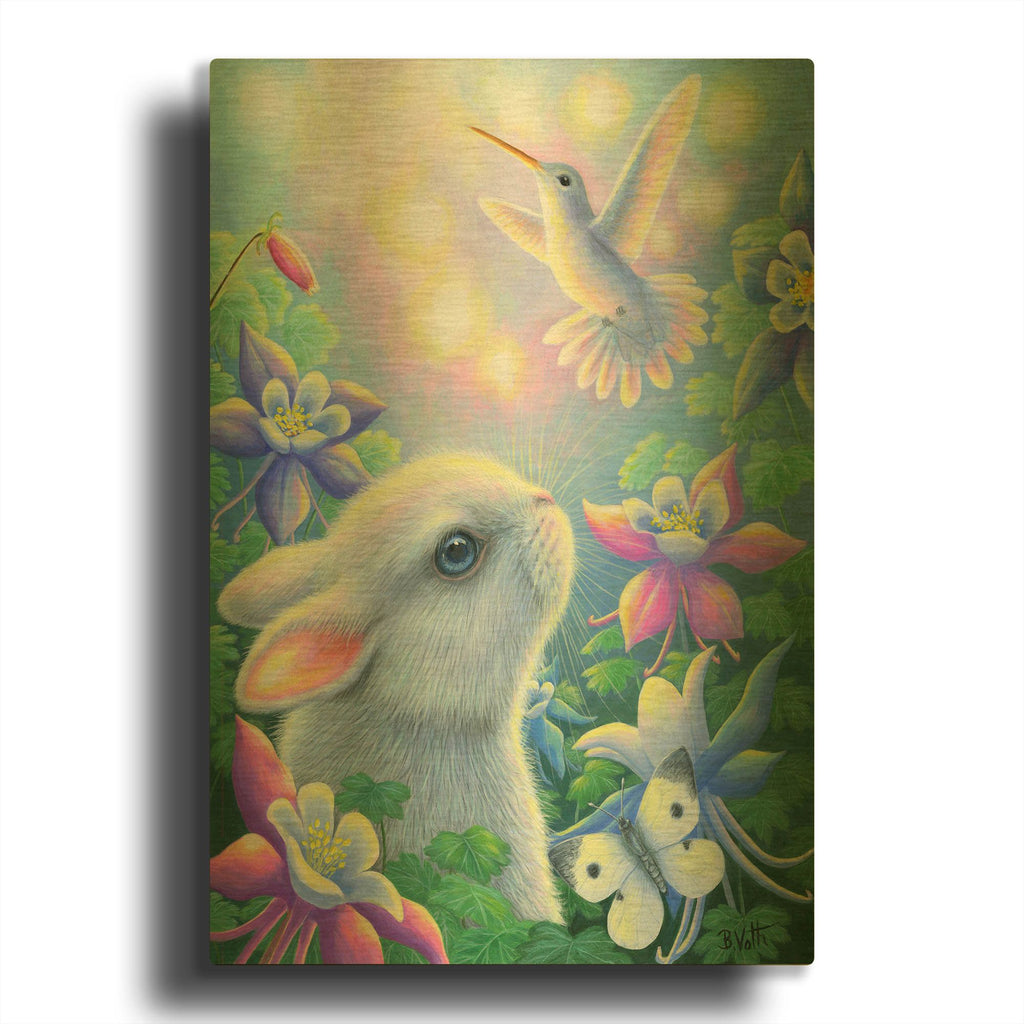 'Summer Splendor' By Bridget Voth Gold Metal Wall Art