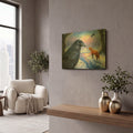'Raven Moon' By Bridget Voth Gold Metal Wall Art