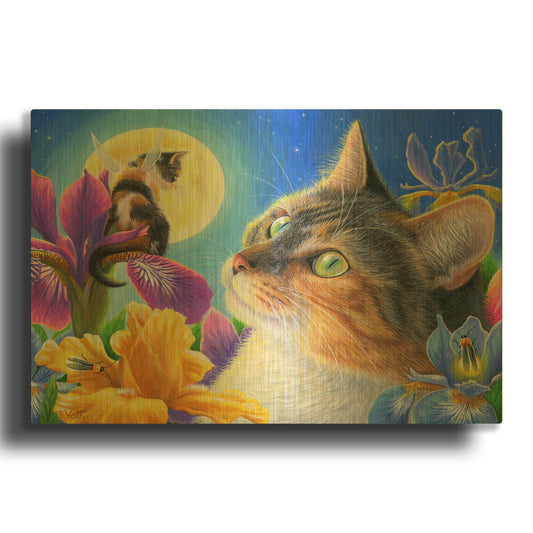 'Magic in the Moonlight' By Bridget Voth Gold Metal Wall Art