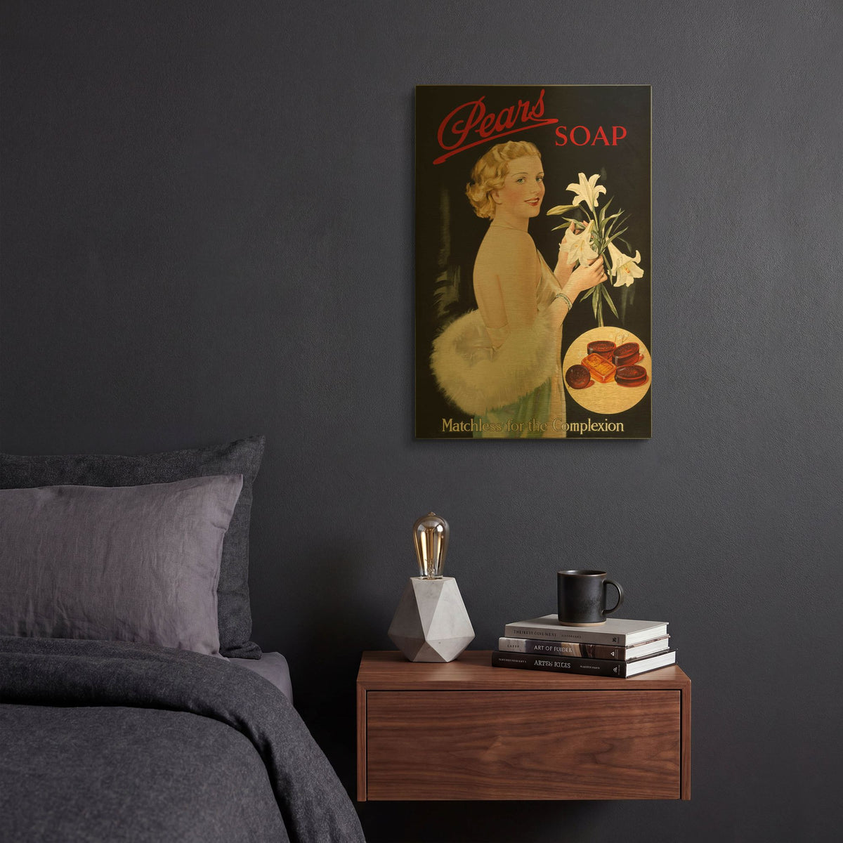 'Pears Soap' By Vintage Posters Gold Metal Wall Art
