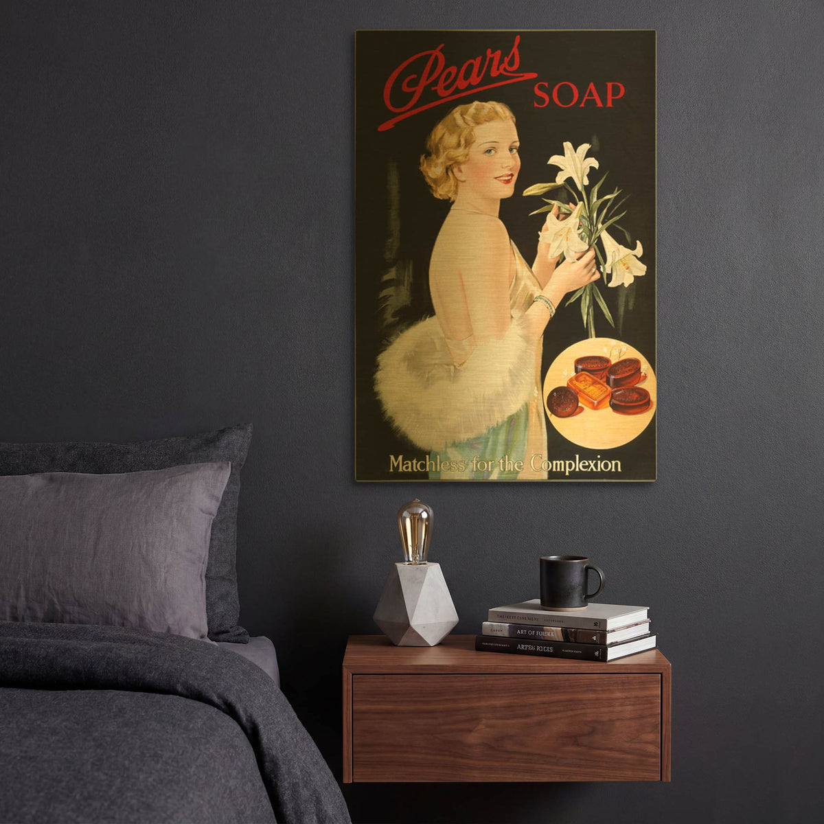'Pears Soap' By Vintage Posters Gold Metal Wall Art