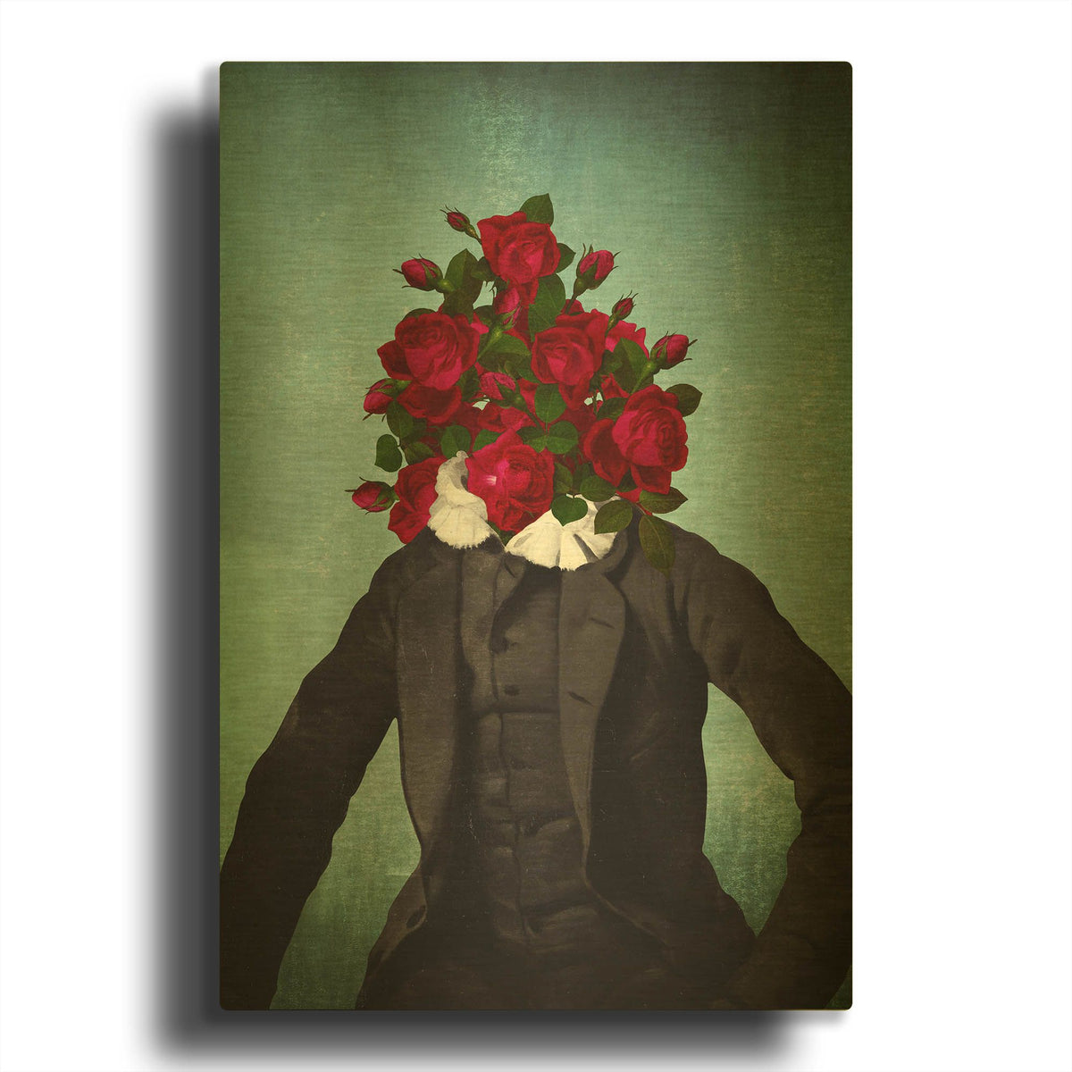 'Mr Romantic' By Diogo Verissimo Gold Metal Wall Art