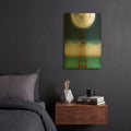 'Reach for the Moon' By Diogo Verissimo Gold Metal Wall Art