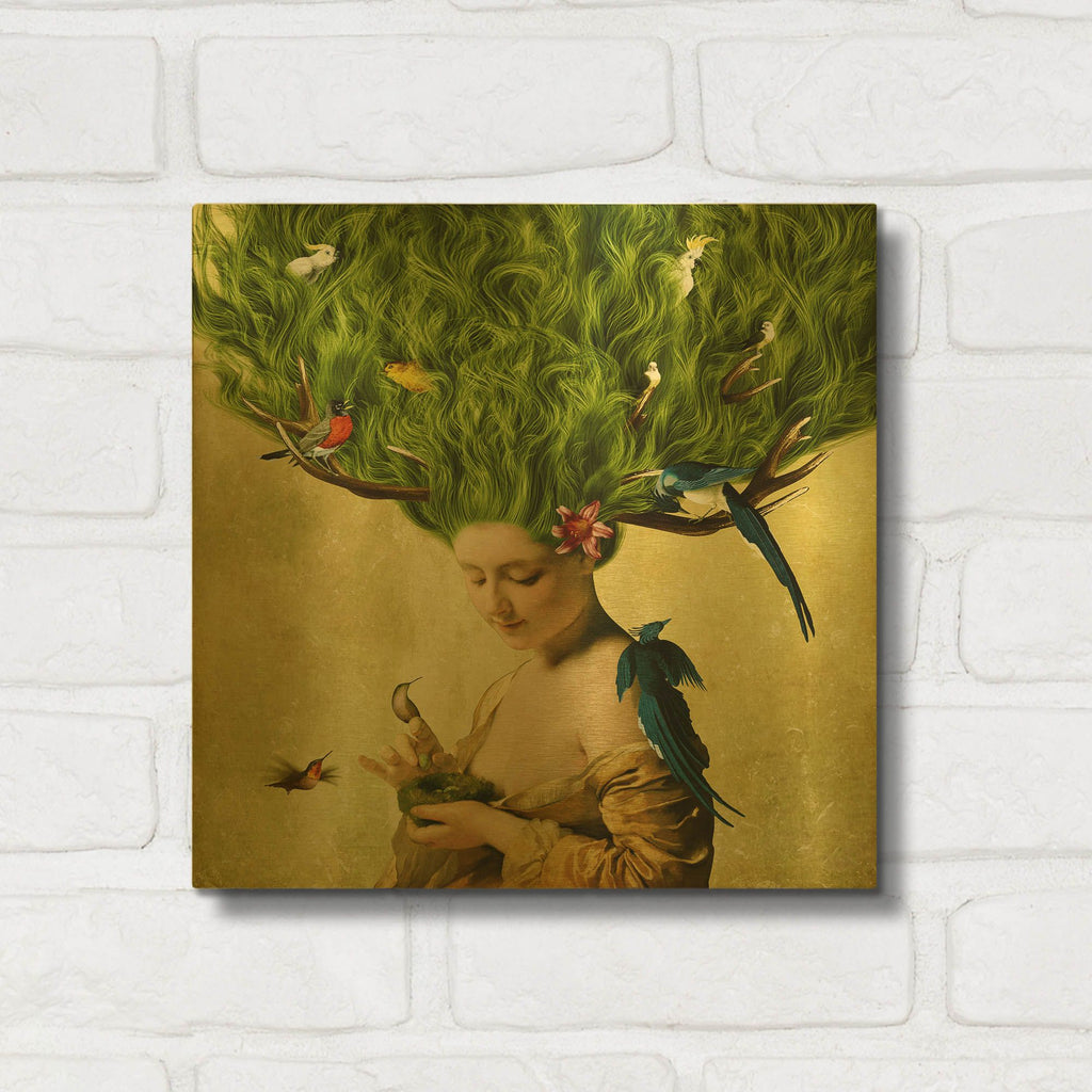 'Safe Haven' By Diogo Verissimo Gold Metal Wall Art
