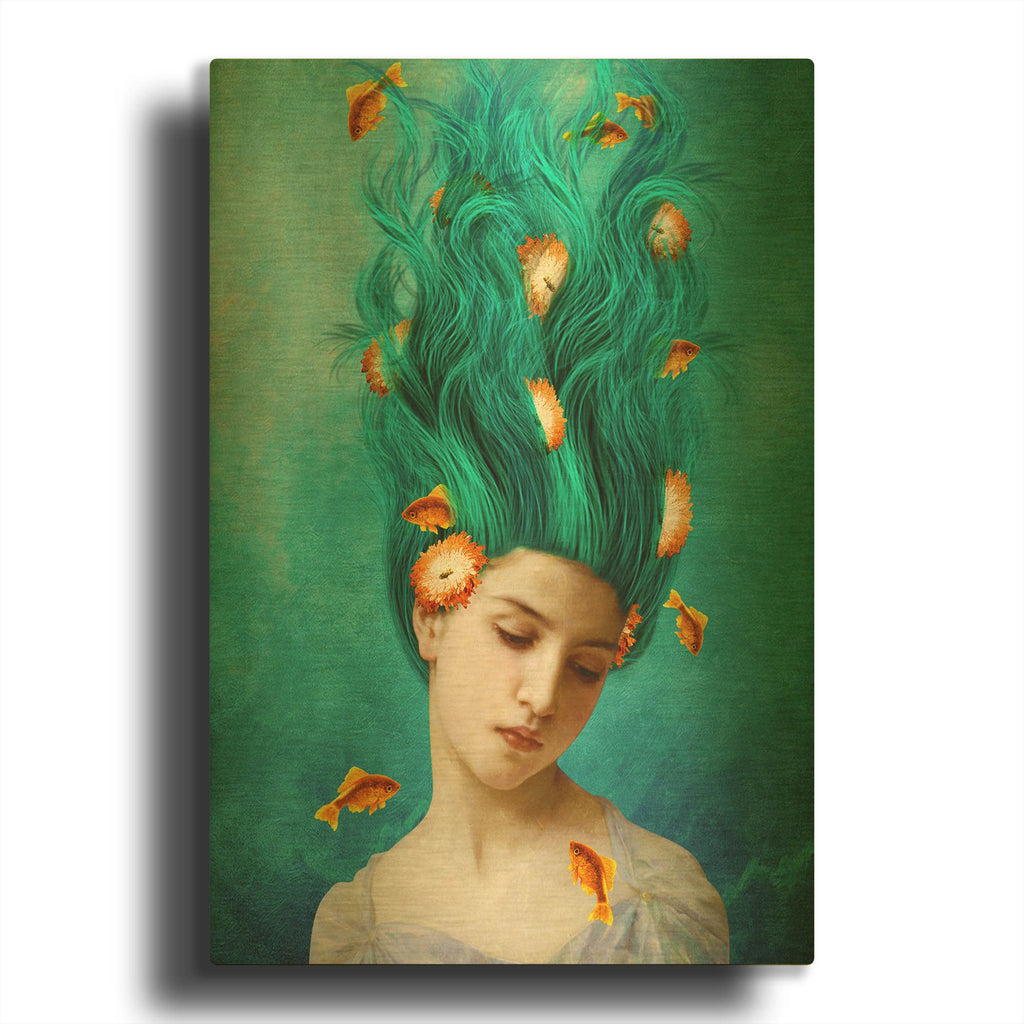 'Sweet Allure' By Diogo Verissimo Gold Metal Wall Art