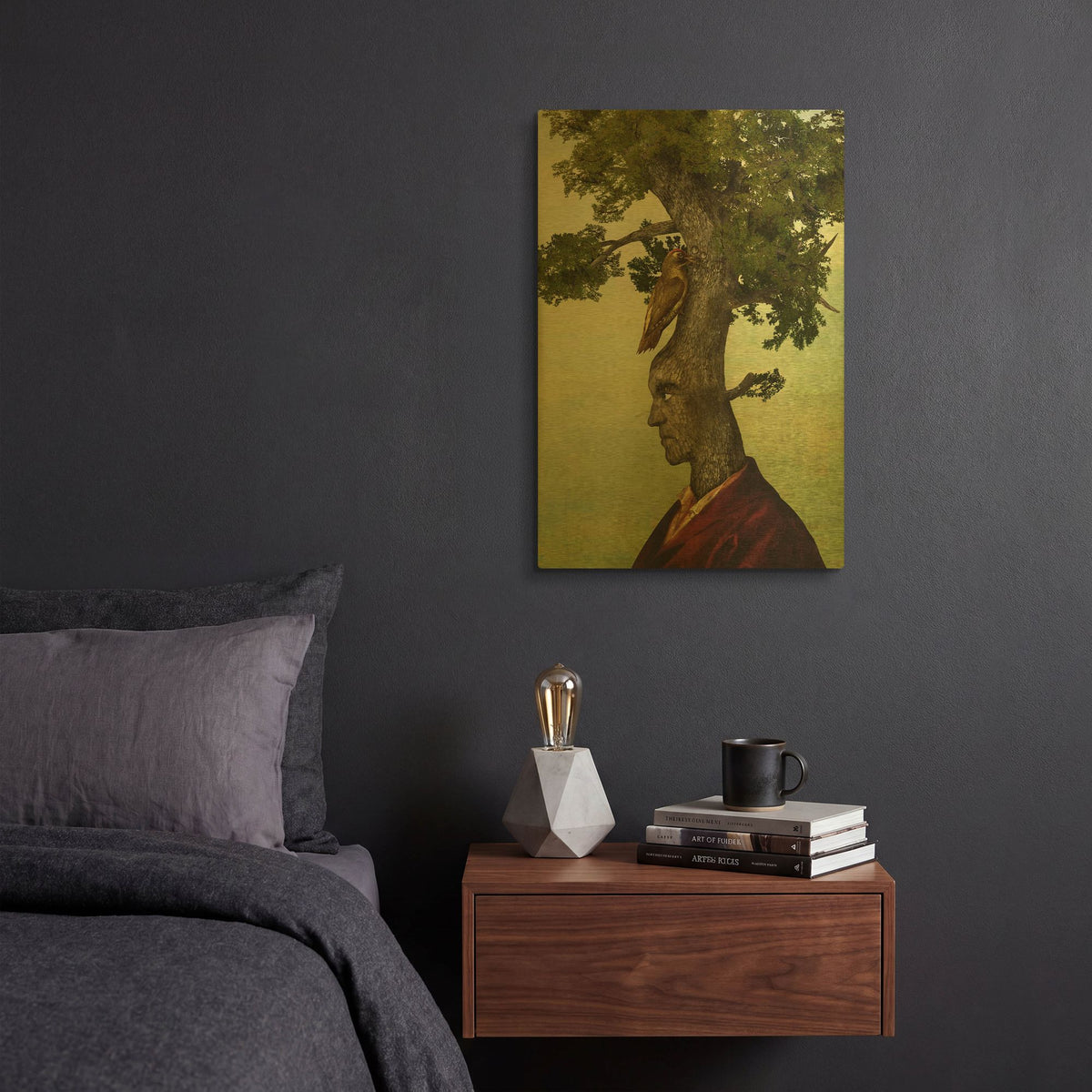 'Tenacious' By Diogo Verissimo Gold Metal Wall Art